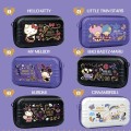 Luggage style cosmetic bag